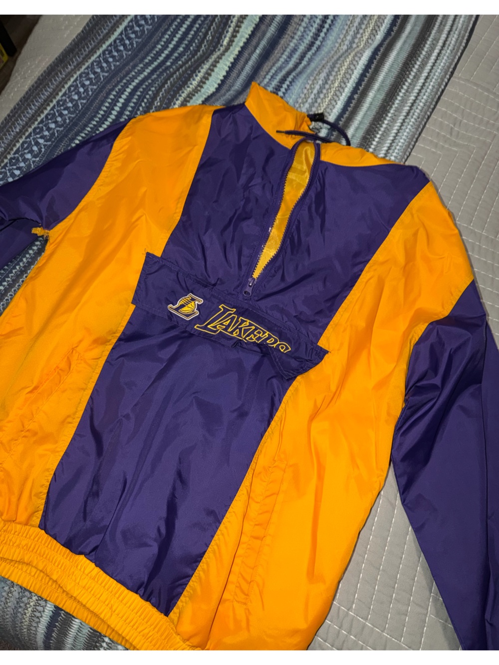 Like New Lakers Throwback Windbreaker